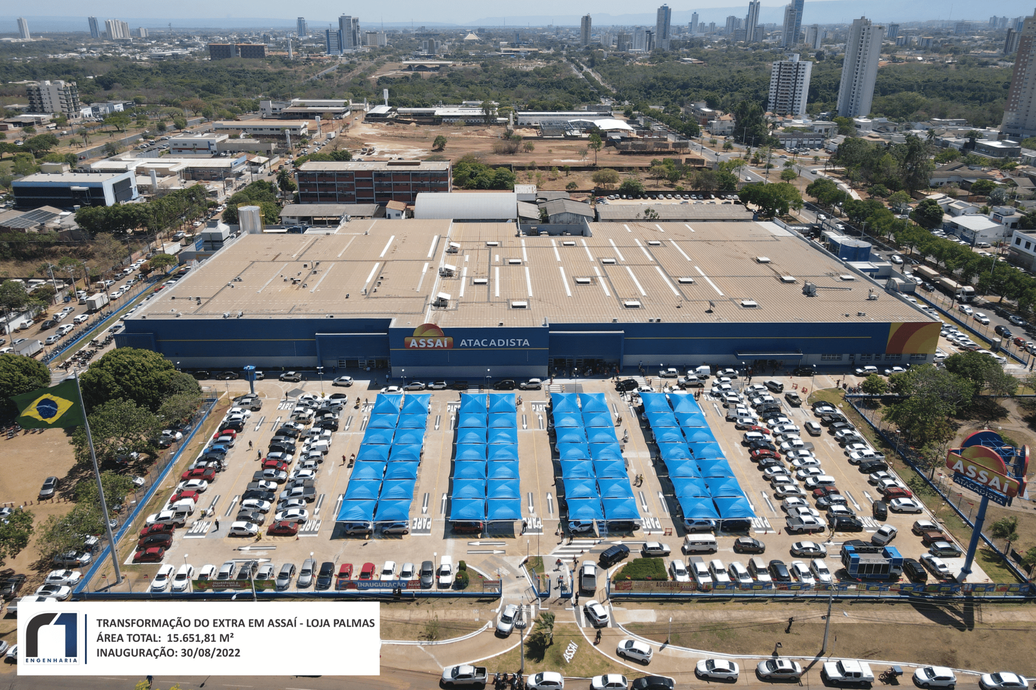 Transformação do Extra em Assaí – Loja Palmas